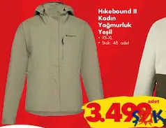 COLUMBİA HİKEBOUND II KADIN YAĞMURLUK YEŞİL fiyat ve kampanya bilgisi